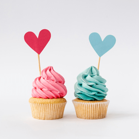 Erdbeercupcakes (12 Stk)