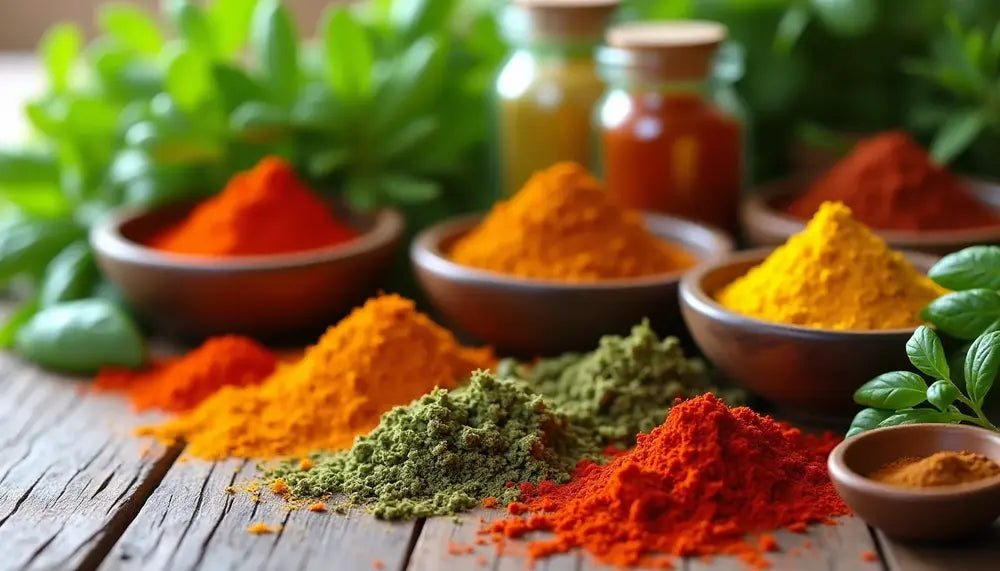 Natürliche Gewürz Farbstoffe: So bringst du Farbe in deine Speisen