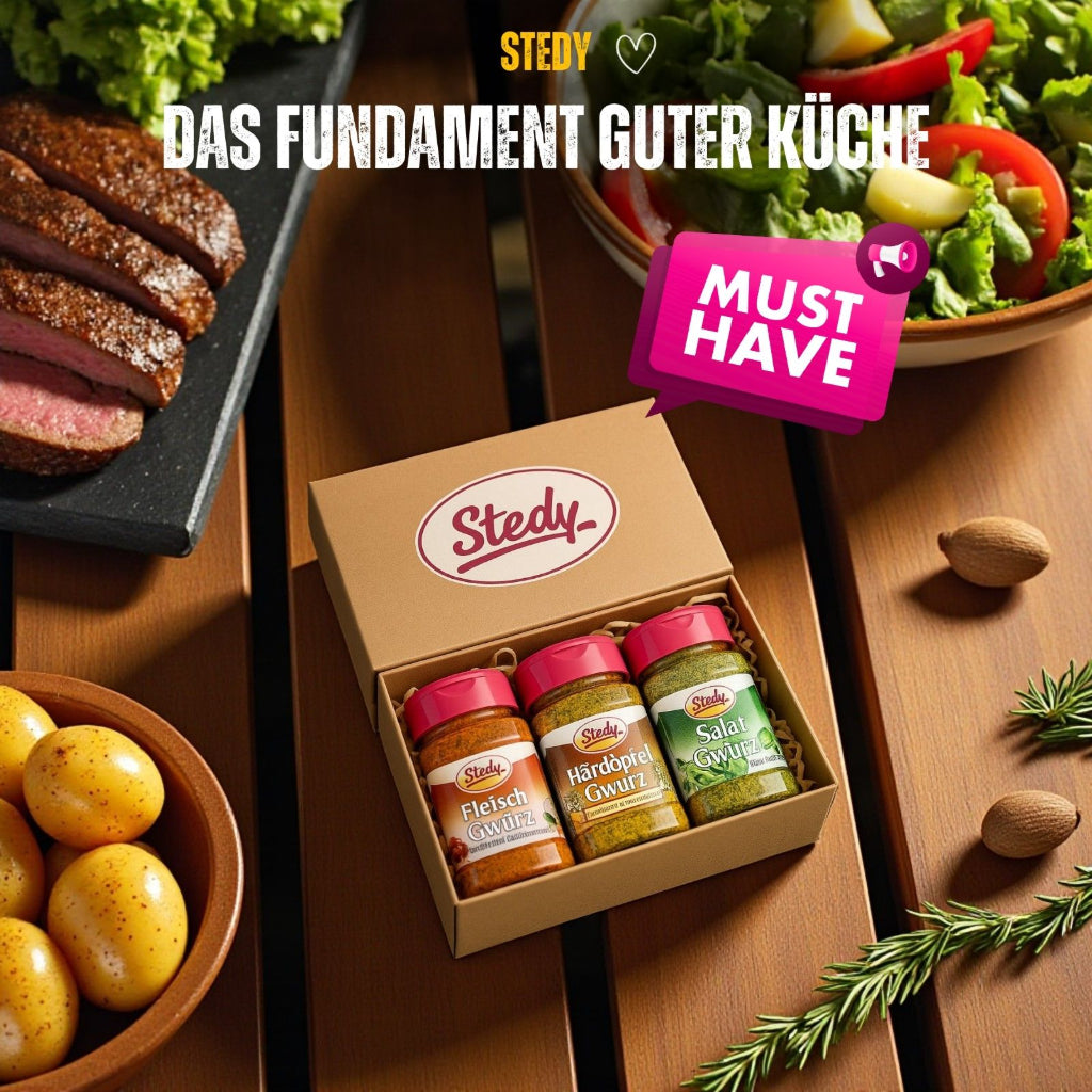 STEDY KÜCHENHELDEN 3ER - GEWÜRZSET