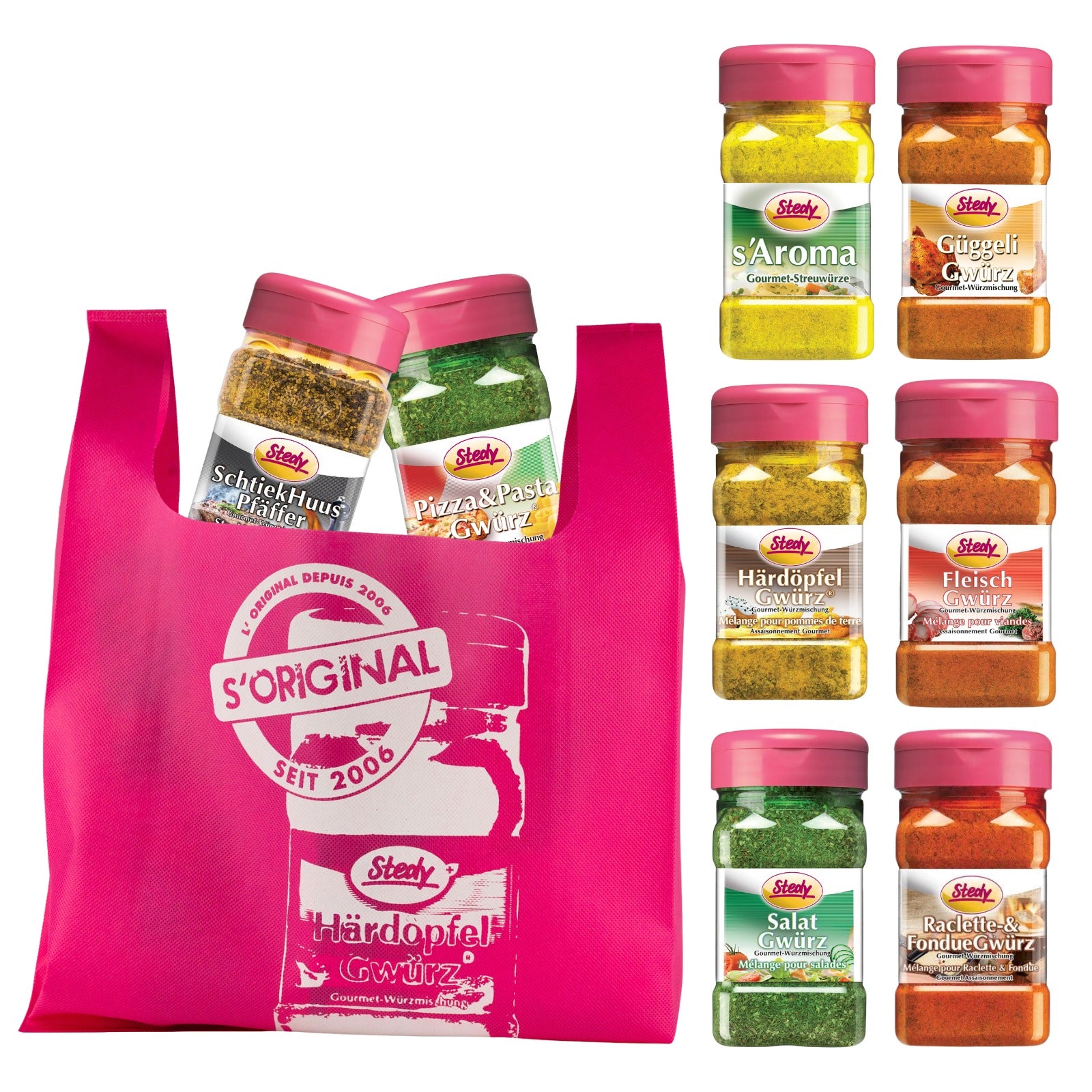 Allrounder Tragetasche – Gewürzpaket für alles