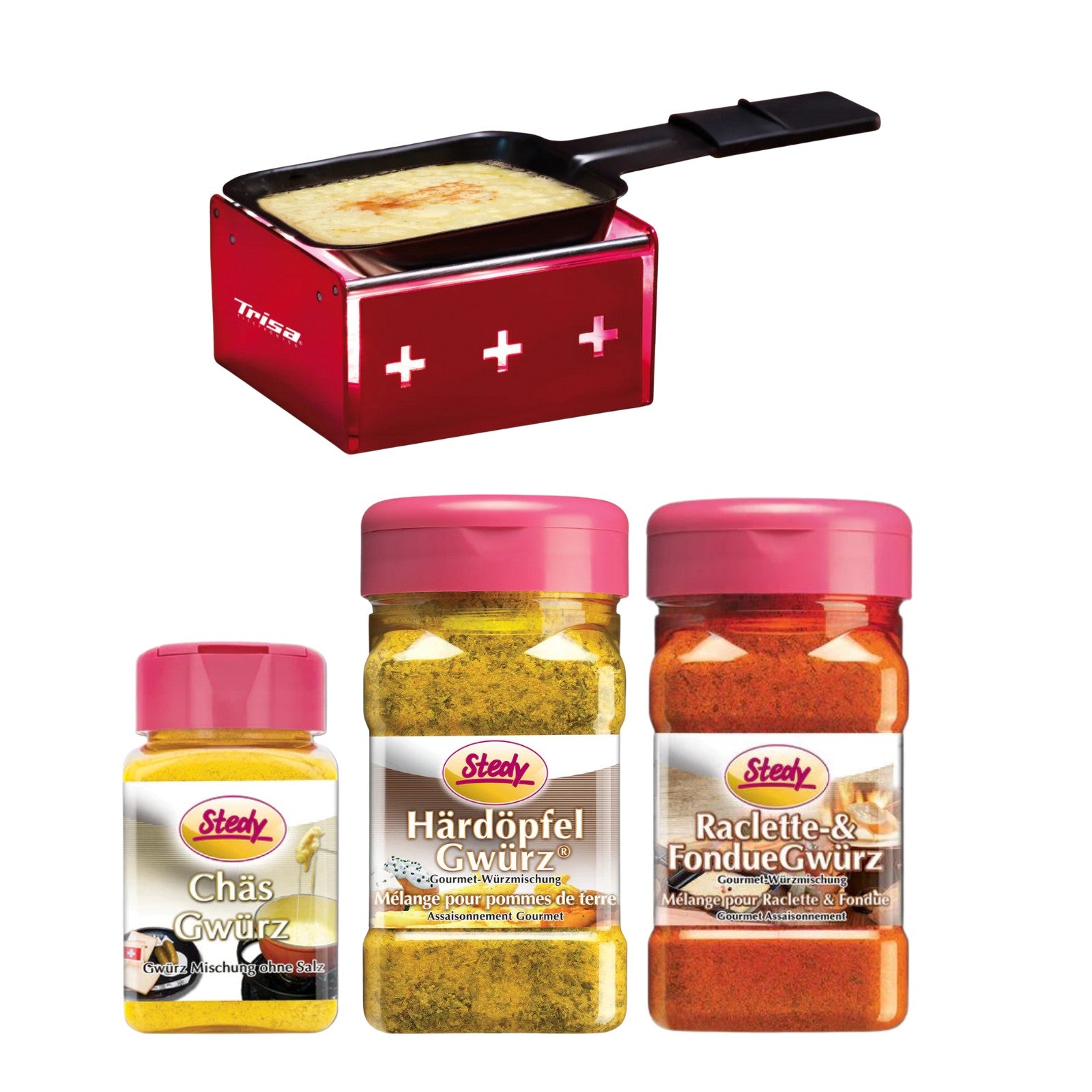 Trisa Raclette-Set mit Gratis-Öfeli