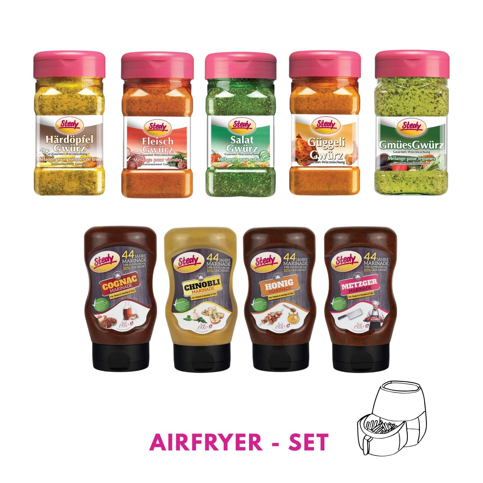 Stedy - Airfryer Set