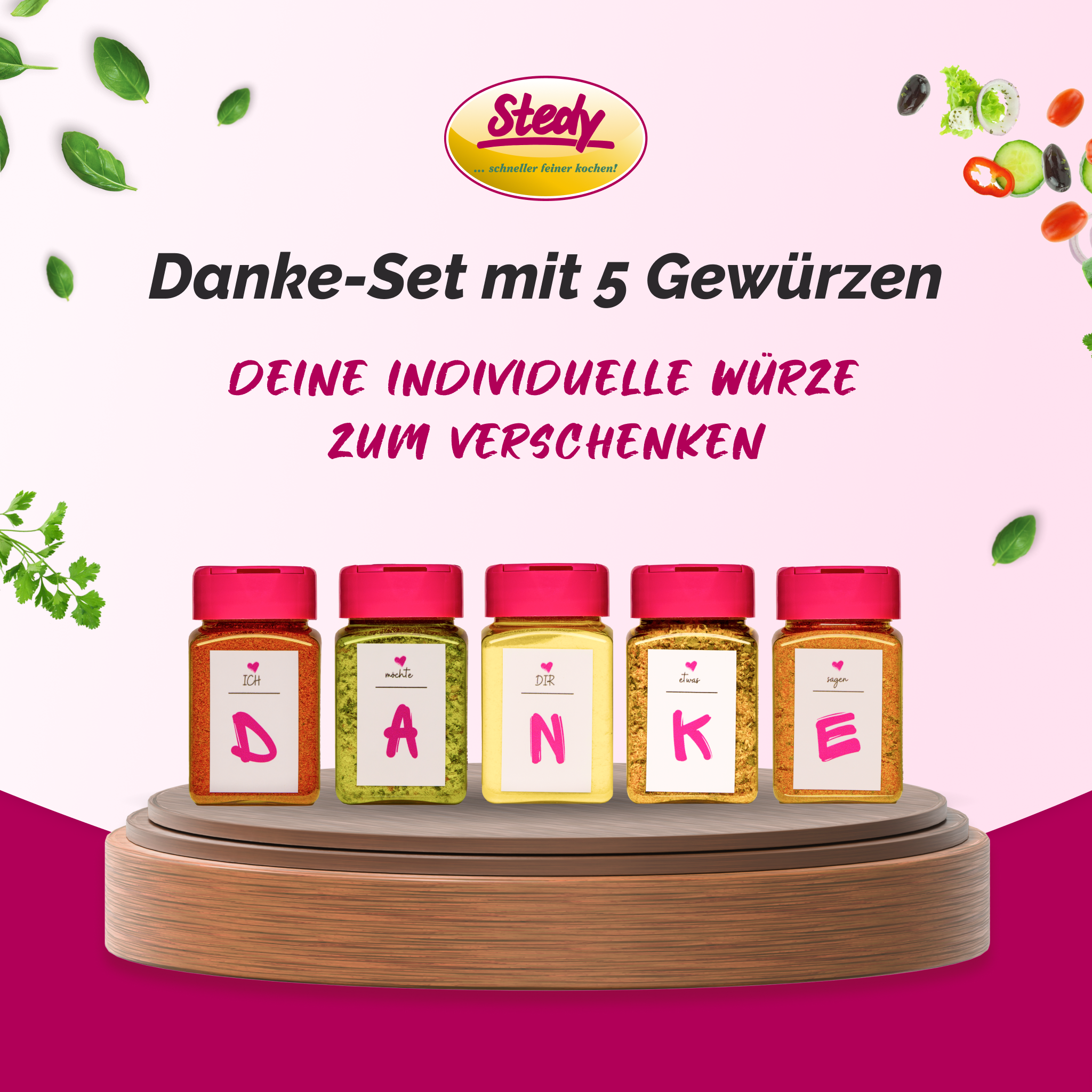 5-mënyrë faleminderit set-fine Stedy Erëza për të dhuruar