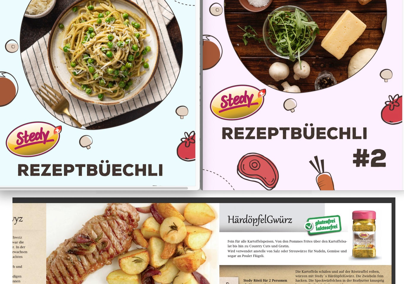 Stedy Rezeptbüchlein mit Tipps & Tricks