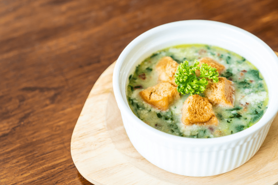 Spinatsuppe