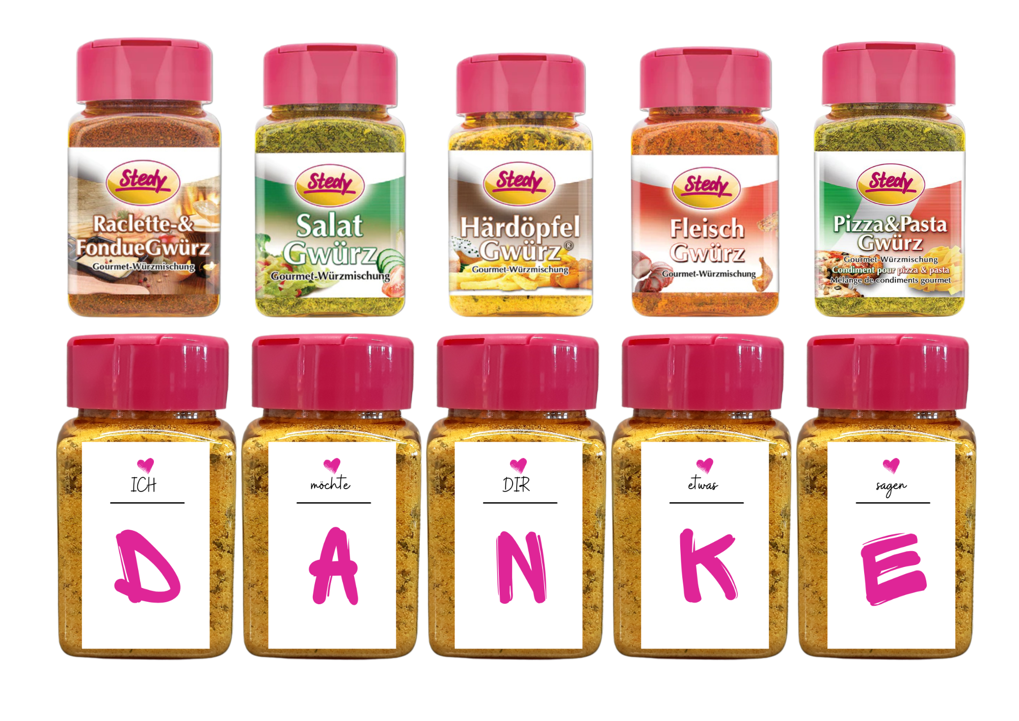 STEDY ФИНИ ЗАЧИНИ ЗА ПОКЛОН СЕТ ОД 5 ХВАЛА