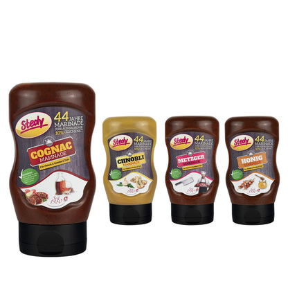 Marinaden-Set: 4 Stedy Marinaden