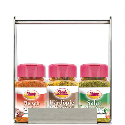 Edelstahl Menage - handgefertigt in Bichelsee