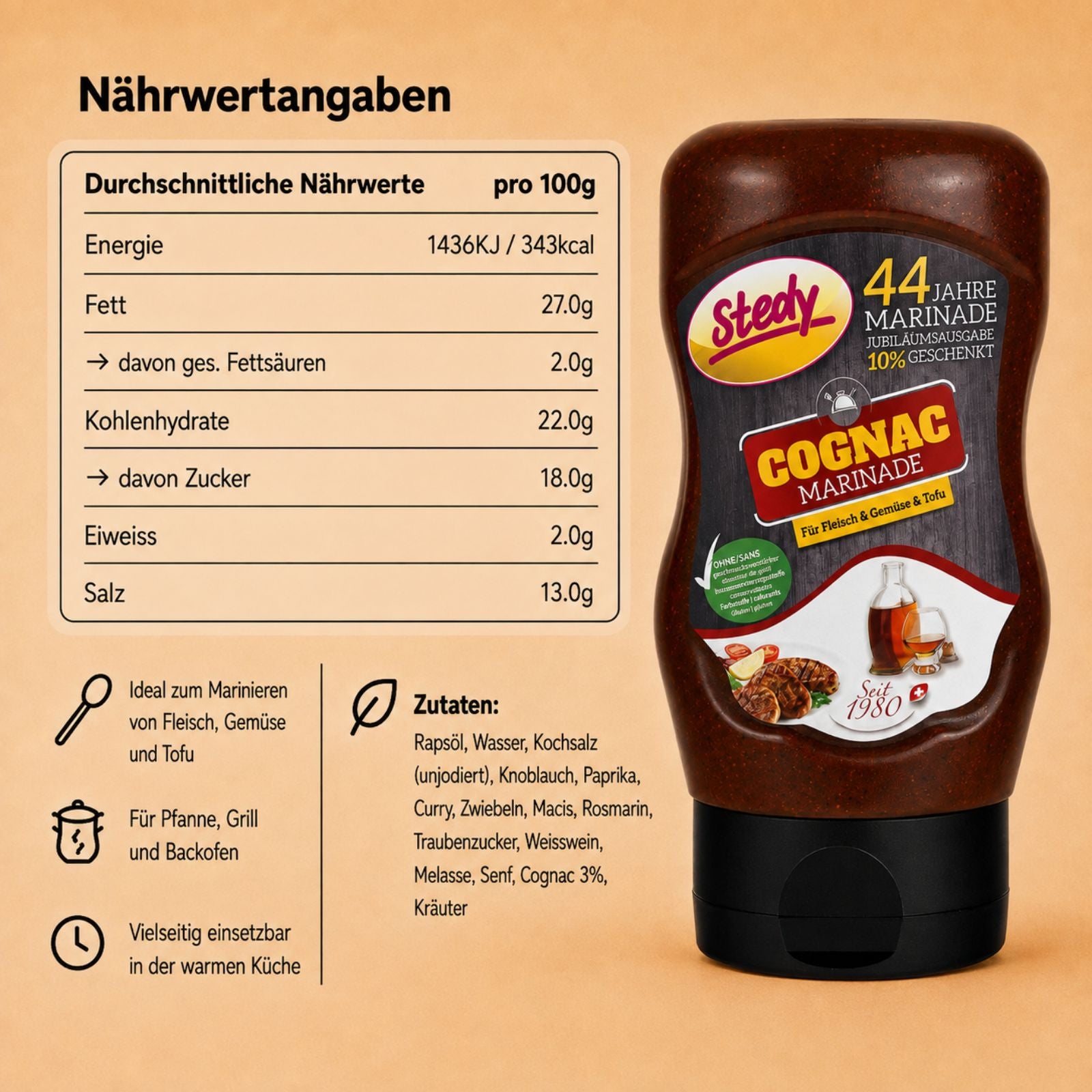 Cognac marinade - "The noble fine one"