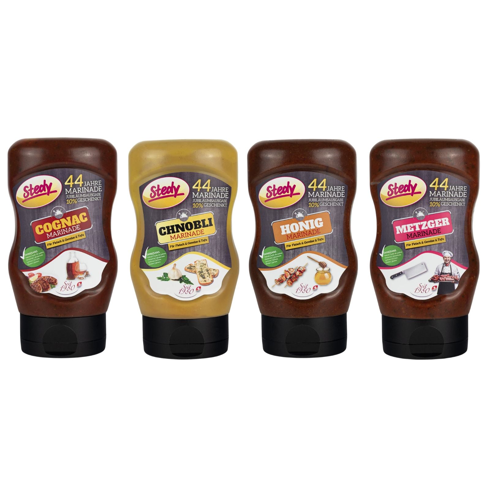 Marinade set: 4 Stedy Marinades