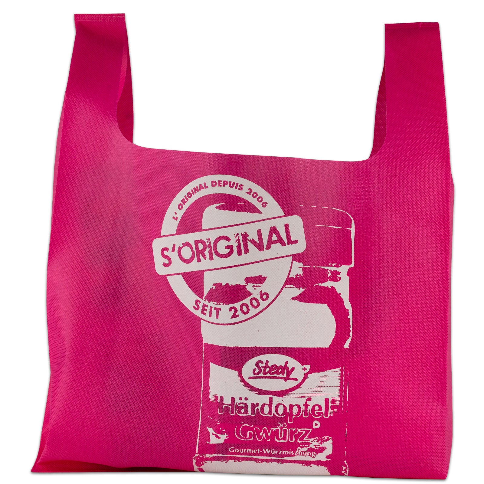 Pinke Stedy Tragetasche Pinks Täschli klein woven