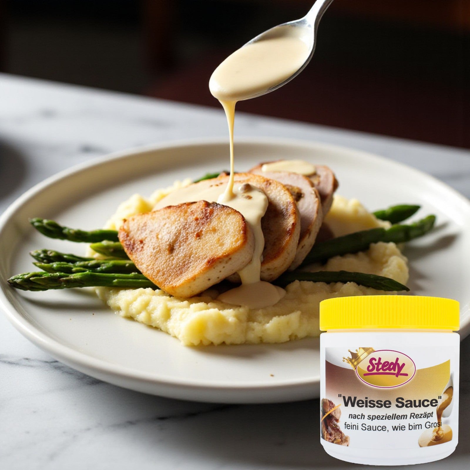 White sauce as the basis for cream sauce