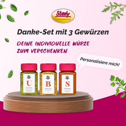 A 5 vie grazie set-fin-fin Stedy Spezie da regalare