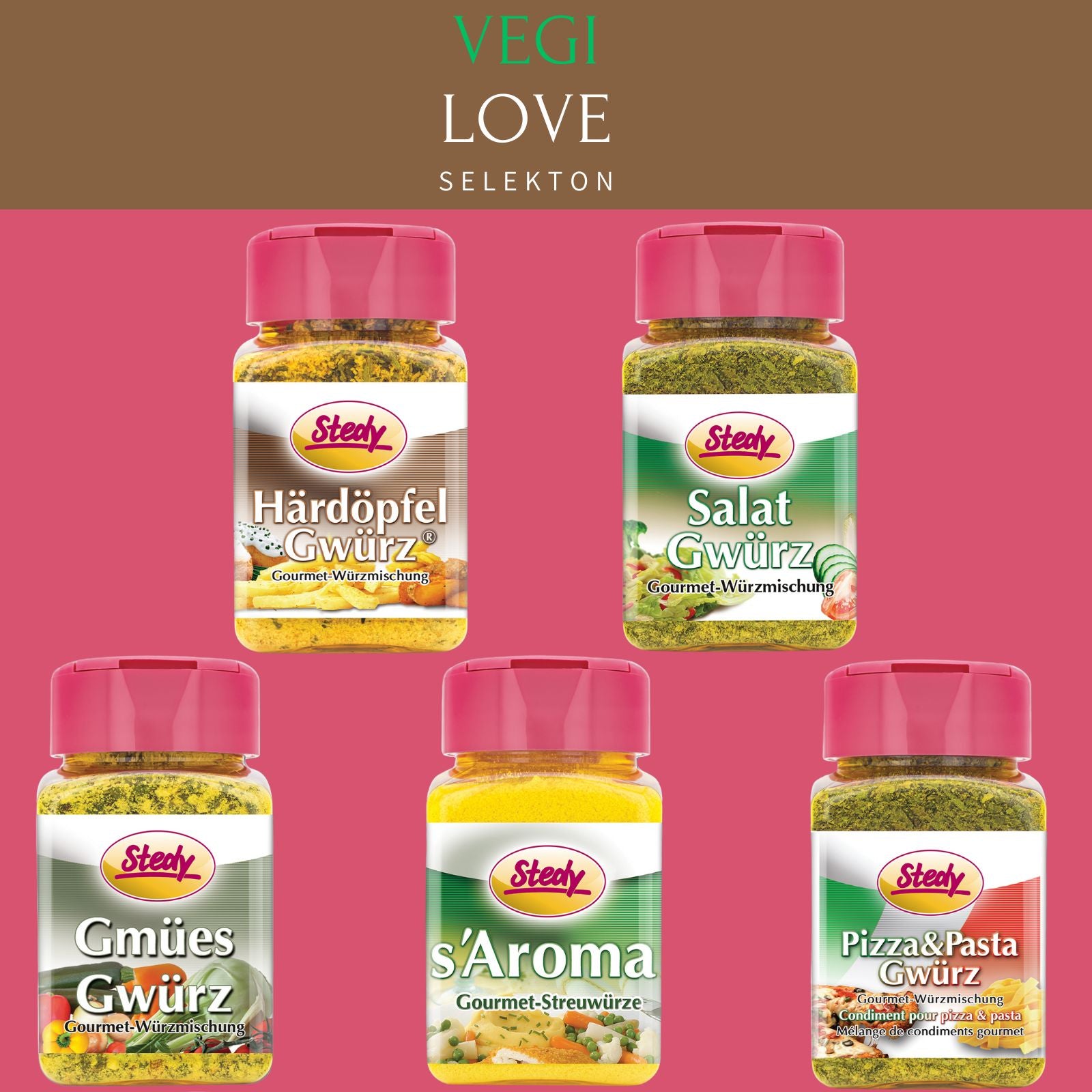 5-way thank you set-fine Stedy Spices to give away